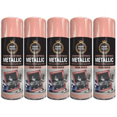 5X Paint Factory Rose Gold Metallic Spray Paint 400ml Spray Paint